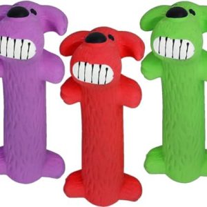 Pet Supplies  HDP Mini Loofa Latex Dog Toy Color: Mini Loofa Size:Pack of 3 :