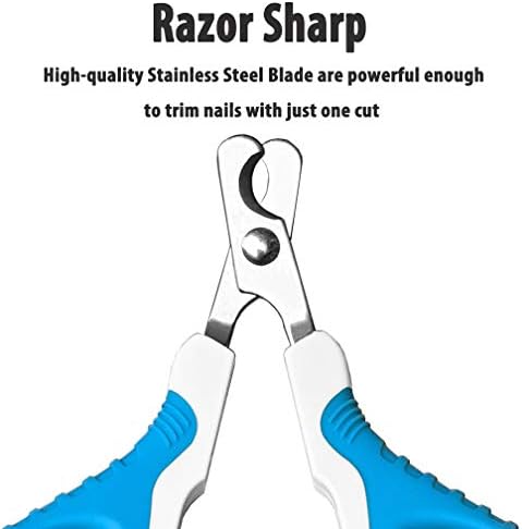 gonicc Professional Pet Nail Clippers and Trimmer - Best for Cats, Small Dogs and Any Small Pets. Sharp Angled Blade Pet Nail Trimmer Scissors. - Image 3