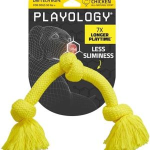 Pet Supplies  Playology Rope Toys for Dogs | Tug of War Dog Toy for Aggressive Chewers | Chicken Scented Dog Toys | Jumbo Rope Toy for Interactive Play :